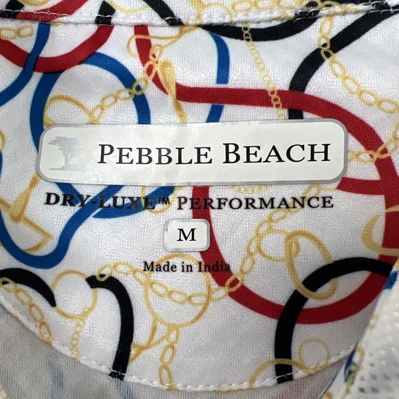 Pebble Beach Dry Luxe Performance 1/4 Zip Womens Medium Long Sleeve Golf Tennis - Picture 5 of 14